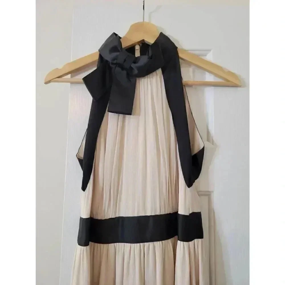 Kate spade Silk Chiffon Bow Dress 2 NWT $478